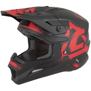 Cassida Cross Cup 2 Crew motorcrosshelm matzwart-rood