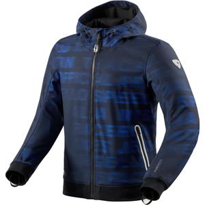 Revit Saros WB softshell motorjas blauw-blauw