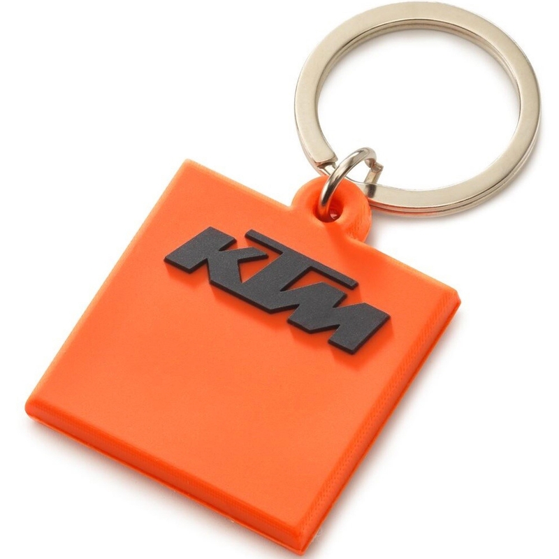 KTM rubberen sleutelhanger oranje