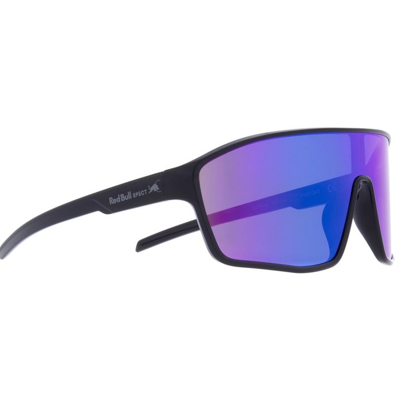Red Bull Spect Daft zonnebril zwart met paarse glazen