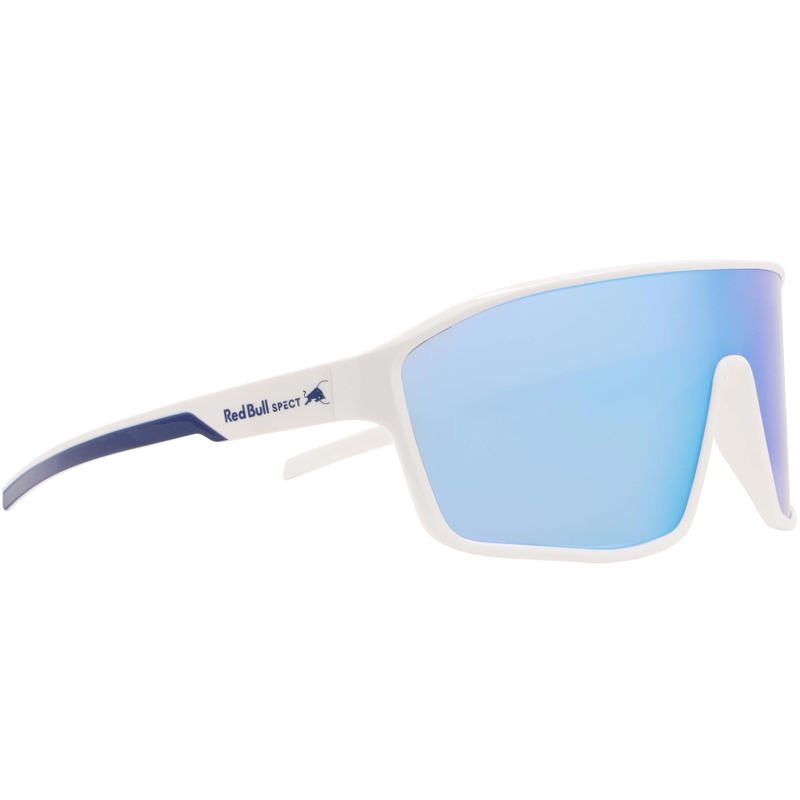 Red Bull Spect Daft zonnebril wit met blauwe glazen