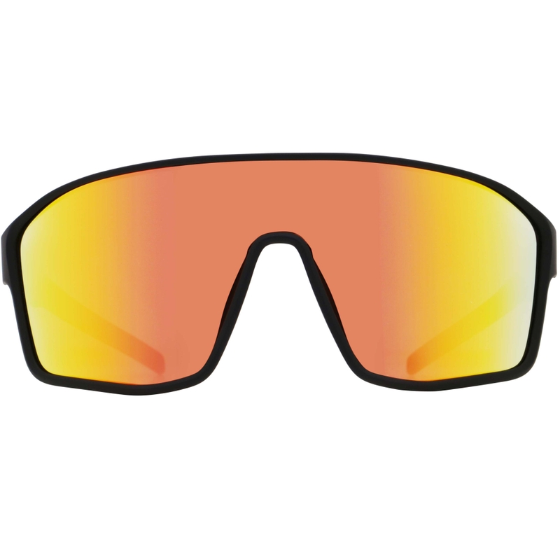 Red Bull Spect Daft zonnebril, zwart met bruine glazen.