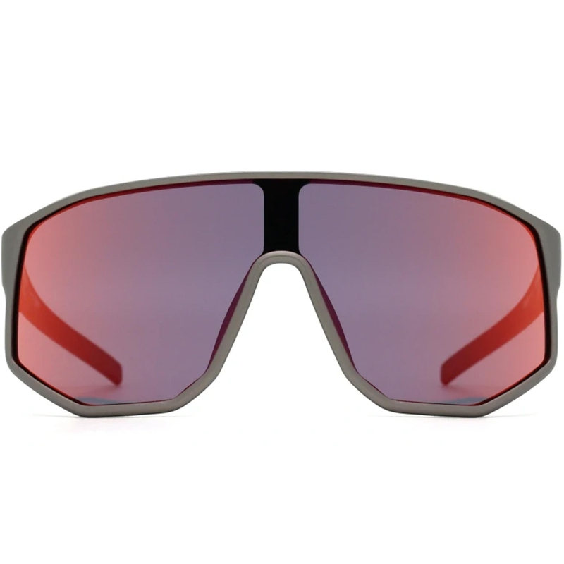 Red Bull Spect Dash zonnebril grijs met paarse glazen