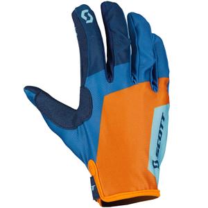 SCOTT 350 FURY EVO kindermotocrosshandschoenen blauw-oranje