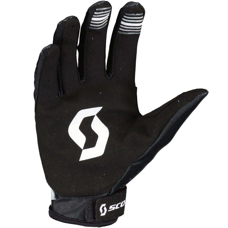 SCOTT 350 NOISE EVO motorcrosshandschoenen zwart-wit