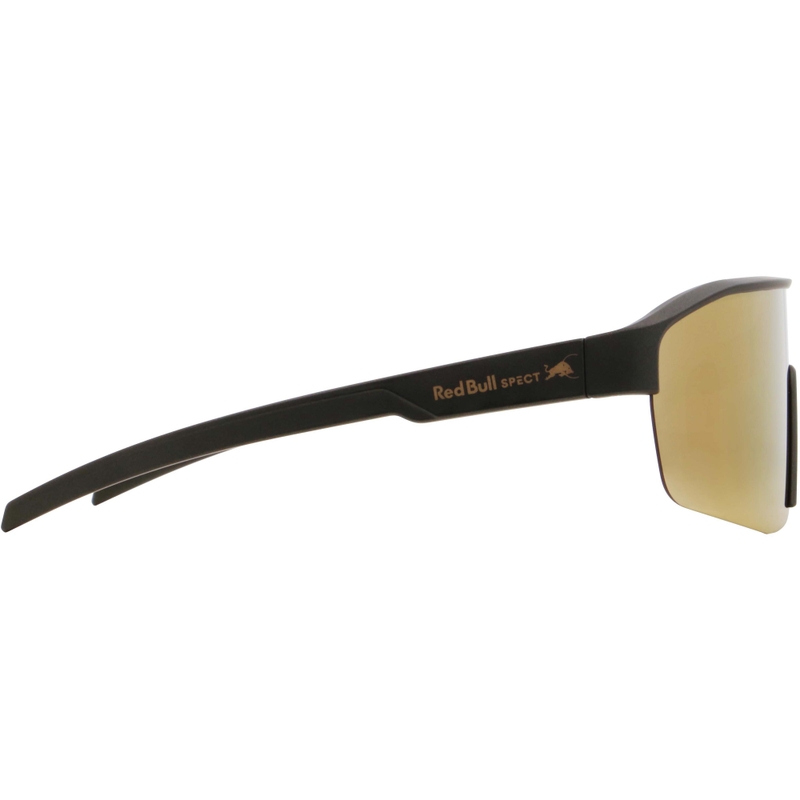 Red Bull Spect Dundee zonnebril, groen met gouden lenzen.
