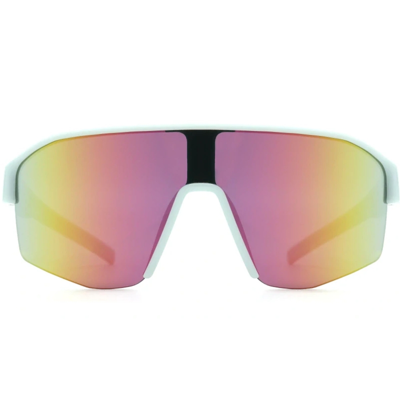 Red Bull Spect Dundee zonnebril, lichtblauw met roze glazen.