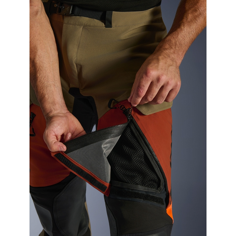 Alpinestars Halo PRO Drystar XF motorbroek lichtbruin-donkeroranje-zwart