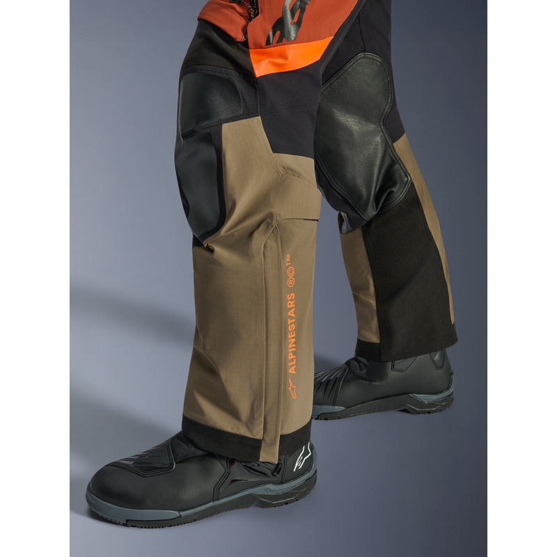 Alpinestars Halo PRO Drystar XF motorbroek lichtbruin-donkeroranje-zwart