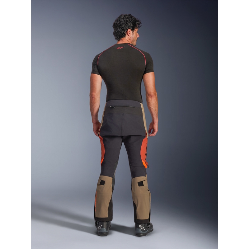 Alpinestars Halo PRO Drystar XF motorbroek lichtbruin-donkeroranje-zwart