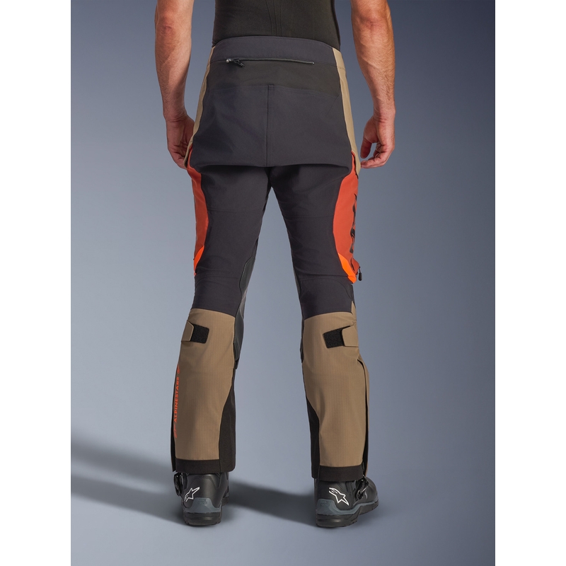 Alpinestars Halo PRO Drystar XF motorbroek lichtbruin-donkeroranje-zwart