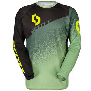 SCOTT 350 DIRT EVO motorcrossshirt zwart-groen