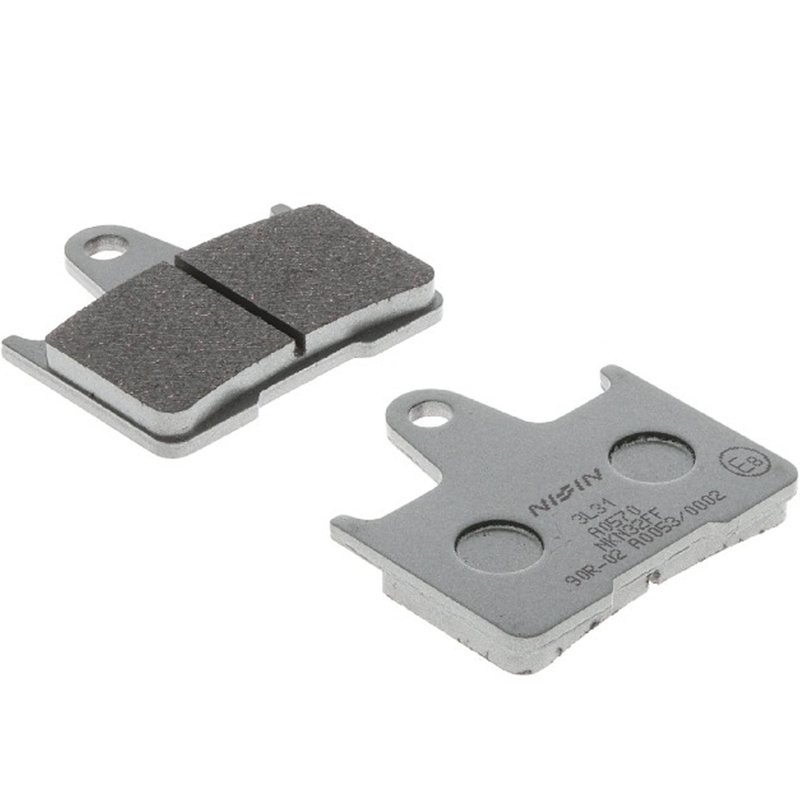 Remblokken NISSIN semi-metallische samenstelling 40x53,5x8,7 mm 2 stuks