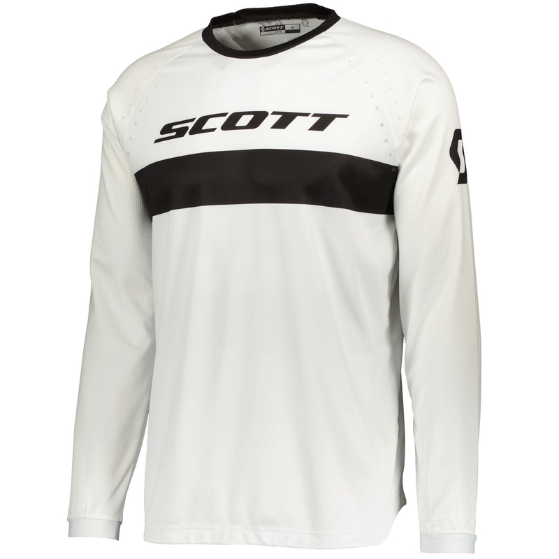 SCOTT 350 SWAP EVO motorcrossshirt zwart-wit
