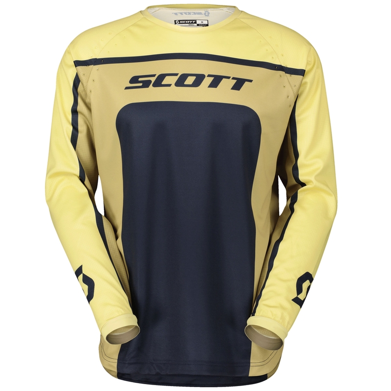 Motocrossshirt SCOTT 350 TRACK EVO beige-blauw