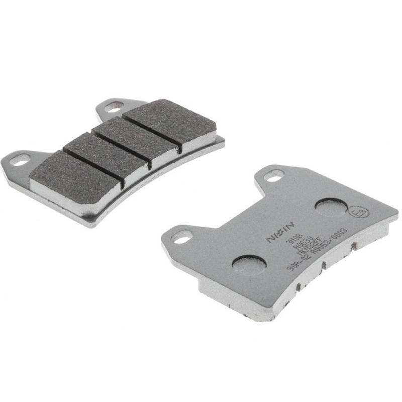 Remblokken NISSIN semi-metallische samenstelling 76x55,5x9 mm 2 stuks