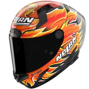 Integraal motorhelm Nolan X-804 RS Ultra Carbon Replica Iannone 368 zwart-rood-oranje-geel