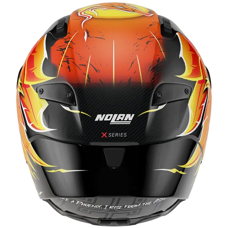 Integraal motorhelm Nolan X-804 RS Ultra Carbon Replica Iannone 368 zwart-rood-oranje-geel