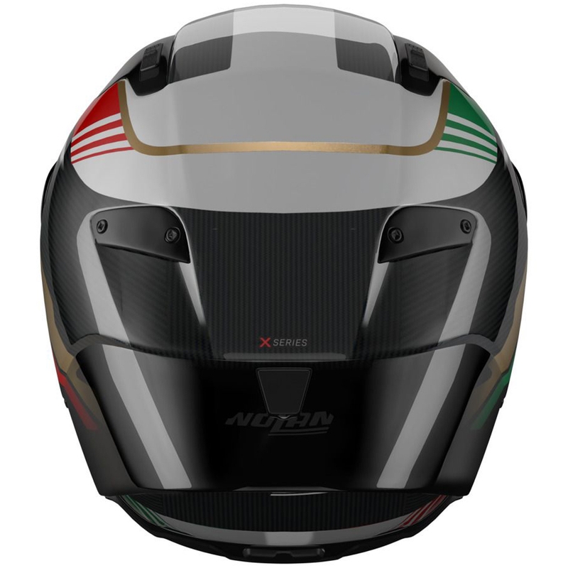 Integraal motorhelm Nolan X-804 RS Ultra Carbon Piega glanzend zwart-goud-rood-groen
