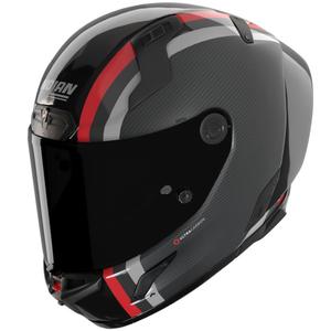 Integraal motorhelm Nolan X-804 RS Ultra Carbon Gemini 364 glanzend grijs-zwart-rood-antraciet