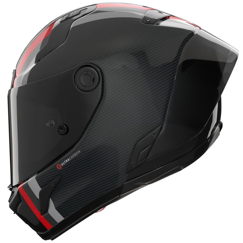 Integraal motorhelm Nolan X-804 RS Ultra Carbon Gemini 364 glanzend grijs-zwart-rood-antraciet