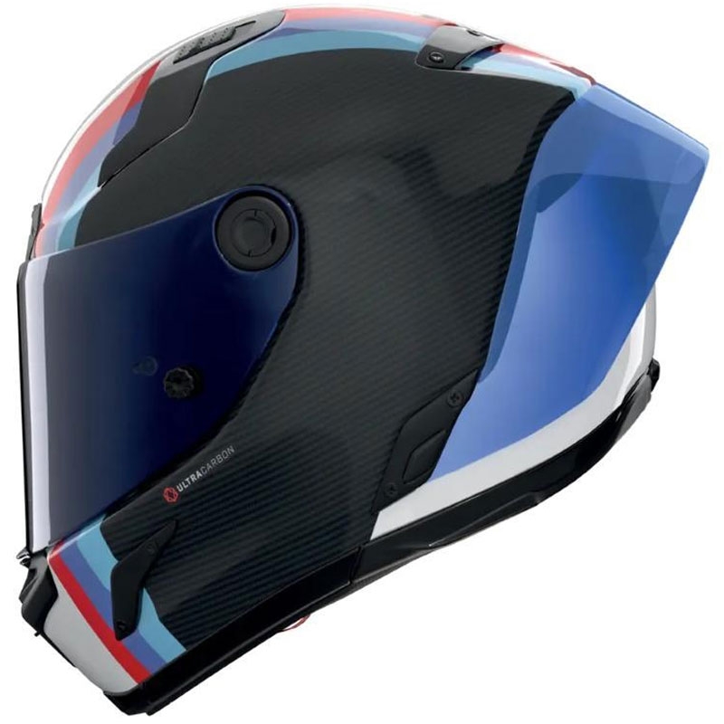 Integraal motorhelm Nolan X-804 RS Ultra Carbon Gemini 365 glanzend grijs-wit-blauw-rood