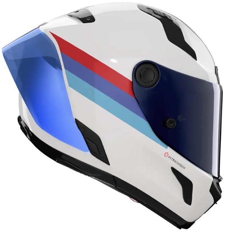Integraal motorhelm Nolan X-804 RS Ultra Carbon Gemini 365 glanzend grijs-wit-blauw-rood