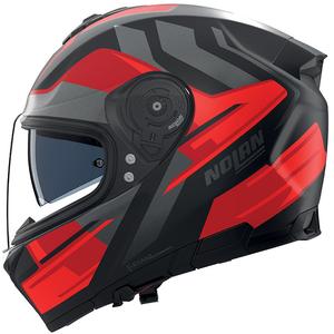 Integraal motorhelm Nolan N80-8 Trittico 357 matzwart-rood-antraciet