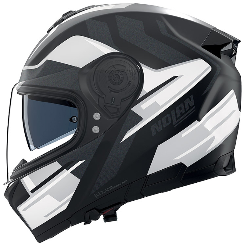 Integraal motorhelm Nolan N80-8 Trittico 359 matzwart-wit-antraciet