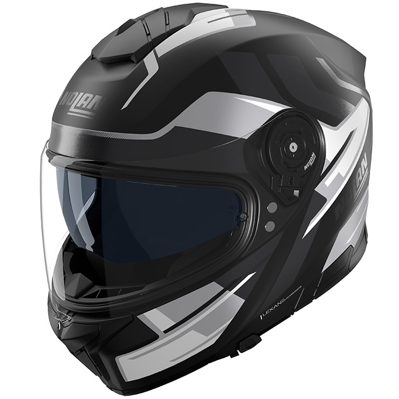 Integraal motorhelm Nolan N80-8 Trittico 359 matzwart-wit-antraciet