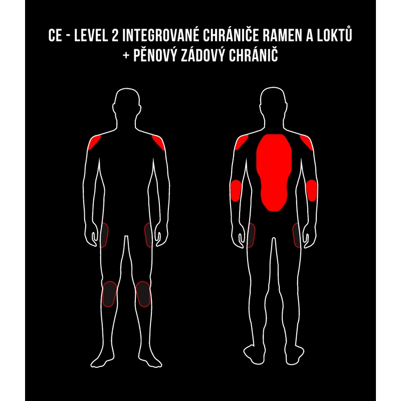 Dámská bunda Street Racer Kiara černo-bílo-zlatá