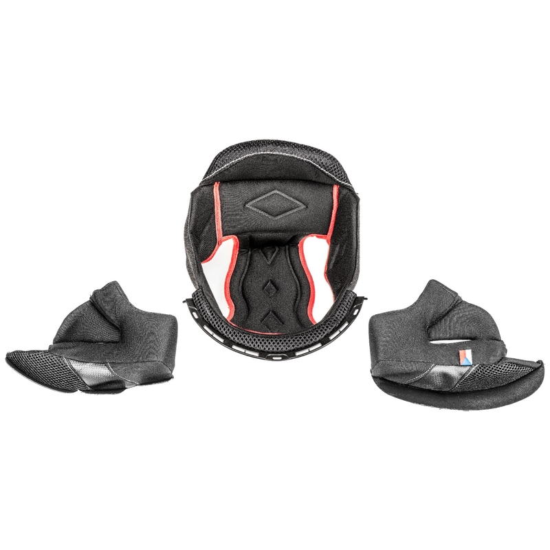 Wangstukken en helm voor Cassida Tour 1.1 helmen, zwart