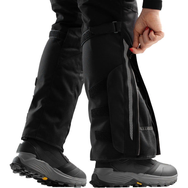 Dames motorbroek met verlengde pijpen Rebelhorn Hardy 3.0 zwart