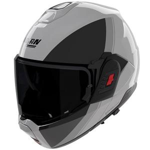 Opklapbare motorhelm Nolan N120-1 Verniciatura Speciale 356 glanzend parelmoerzwartgrijs