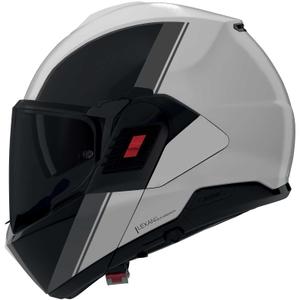Opklapbare motorhelm Nolan N120-1 Verniciatura Speciale 356 glanzend parelmoerzwartgrijs