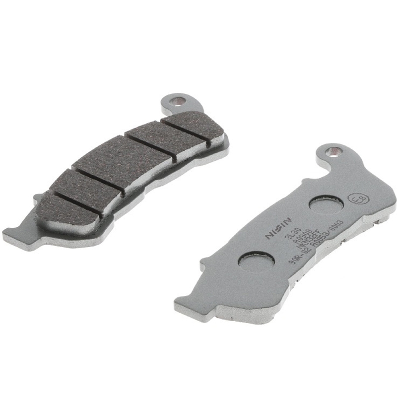 Remblokken NISSIN semi-metallische samenstelling 118x45,2x9,1 mm 2 stuks