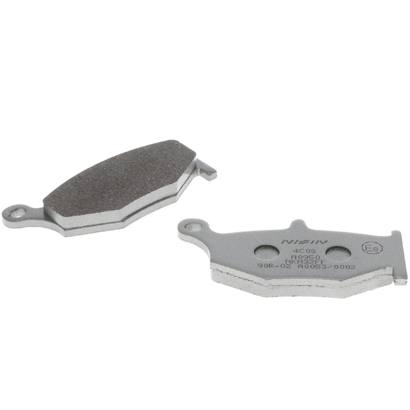 Remblokken NISSIN semi-metallische samenstelling 89,2x40,6x10 mm 2 stuks