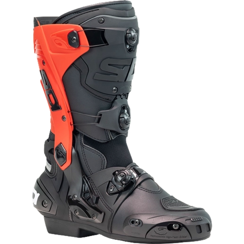 SiDi Rex zwart met rode motorlaarzen