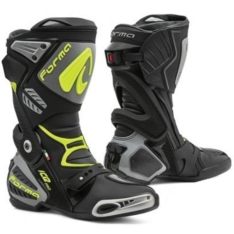 Forma Ice Pro zwart-grijs-fluo gele motorlaarzen