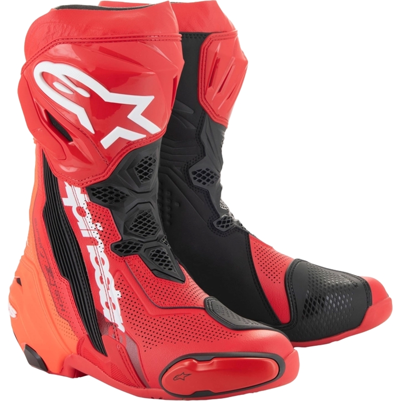 Alpinestars Supertech R Geventileerde fluorode motorlaarzen