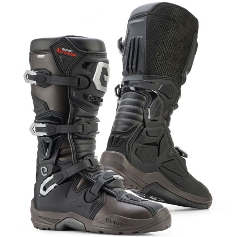 Eleveit X PRIVILEGE WP ENDURO zwart-bruine motorlaarzen