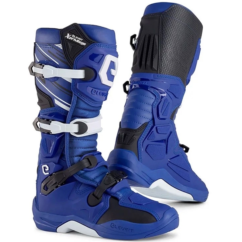 Eleveit X PRIVILEGE blauwe motorlaarzen