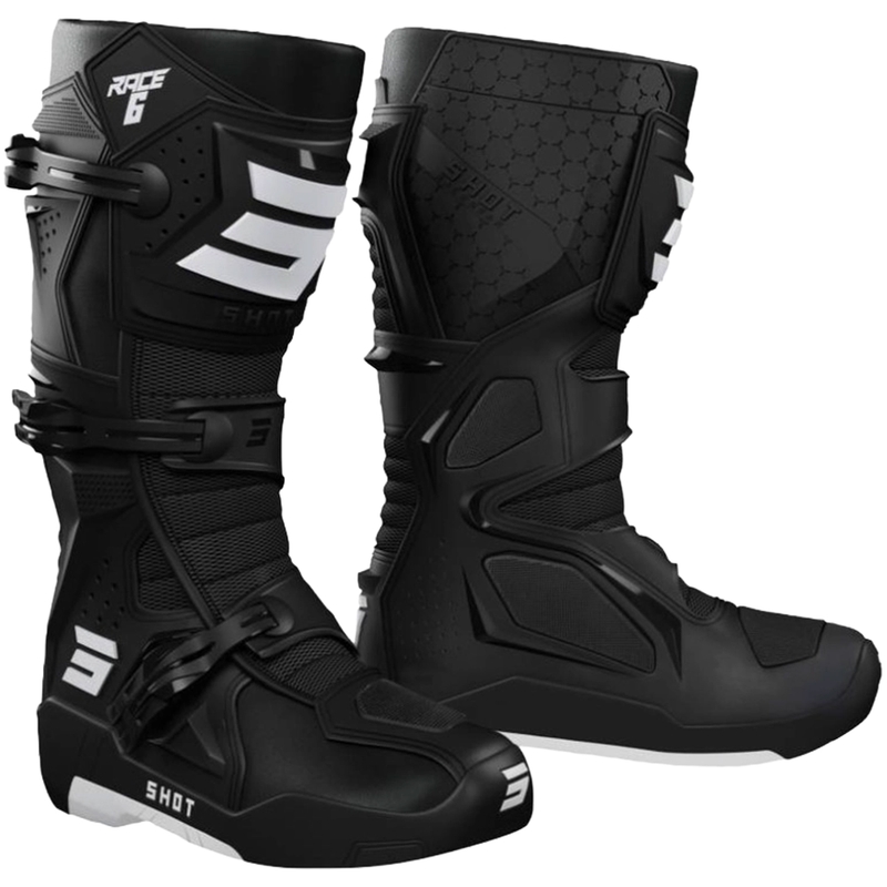 Shot Race 6 motorcrosslaarzen zwart