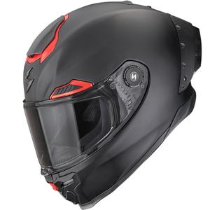 Scorpion EXO-RACE Air Solid FIM2 integraal motorhelm mat zwart-rood