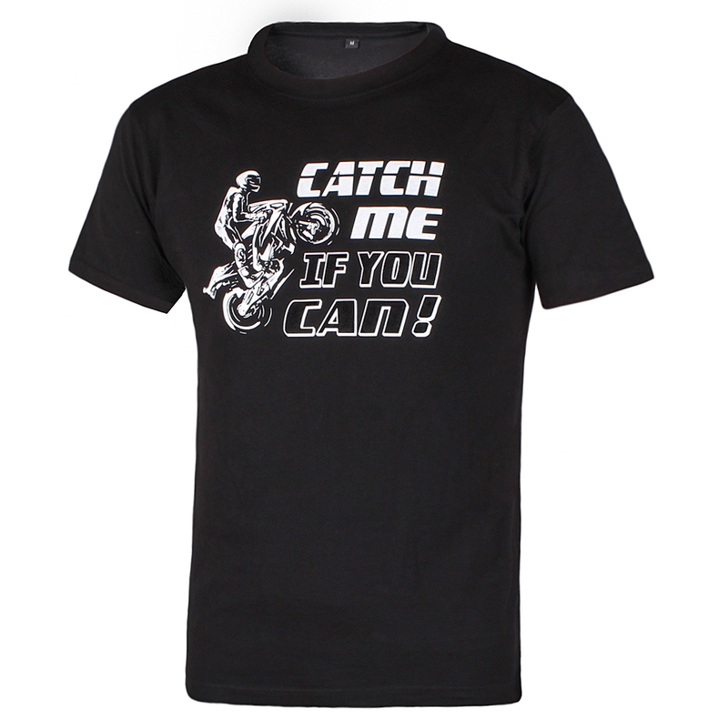 Heren T-shirt Vang me als je kunt