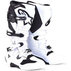 Alpinestars Tech 7 motorlaarzen wit-zwart