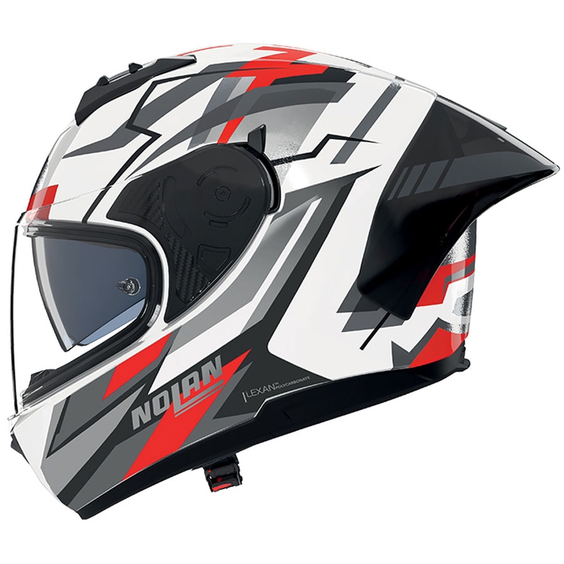Integraal motorhelm Nolan N60-6 Sport Corsa 356 wit-grijs-zwart