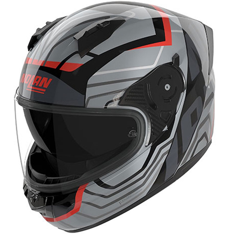 Integraal motorhelm Nolan N60-6 Eclettico 351 grijs-zwart-rood