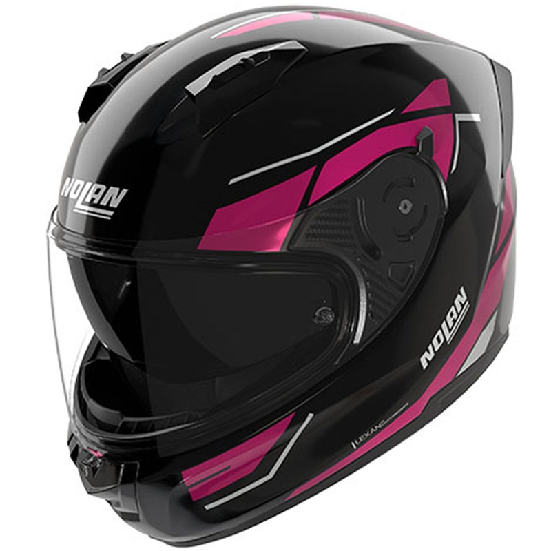 Integraal motorhelm Nolan N60-6 Sincrono 354 zwart-roze