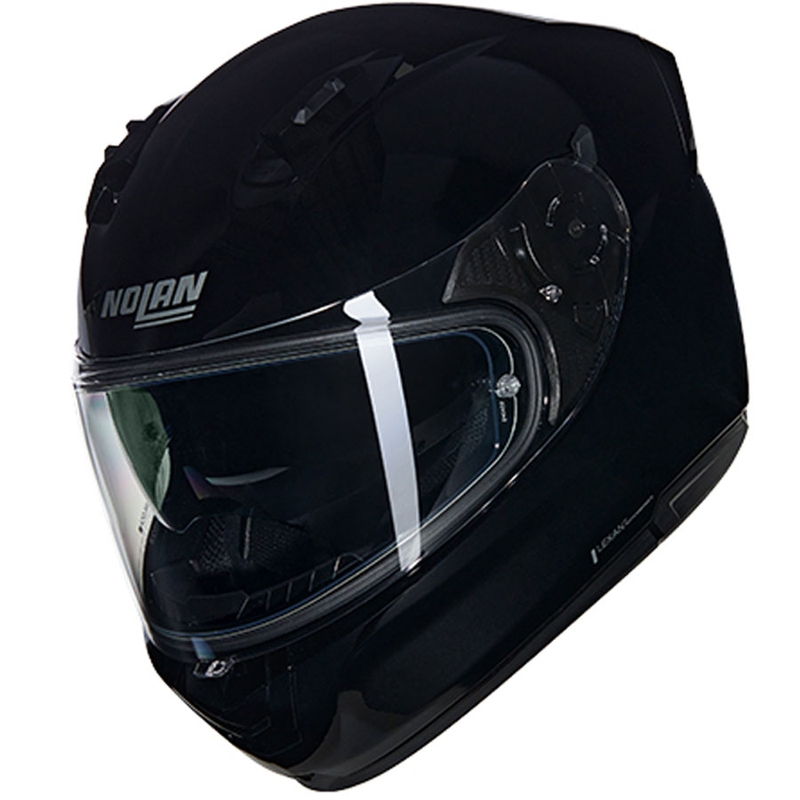Nolan N60-6 Classico integraalhelm voor motorfietsen, glanzend zwart